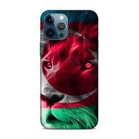 Apple iPhone 12 Pro Max Uyumlu Kılıf Azarbaijan (23) Ultra Koruma Kılıfı Aslan Bayrak