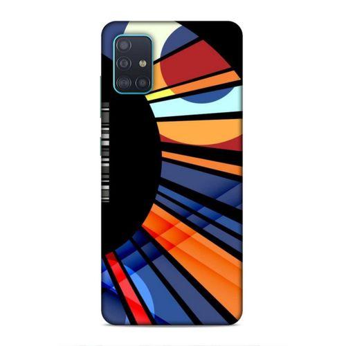 Samsung Galaxy A51 Uyumlu Kılıf Insomnia (3) Kapak Siyah Turuncu