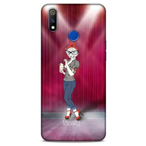 Casper Via S Kılıf FunnyMaX (50) Shockproof Kılıf Koyu Pembe Kedi
