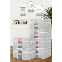 6 Adet Pencereli Yastık Hurcu Çizgili