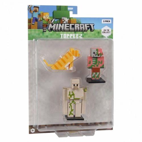 Eğitici Çocuk  Minecraft 3D Figür Toppeez 3'lü Set