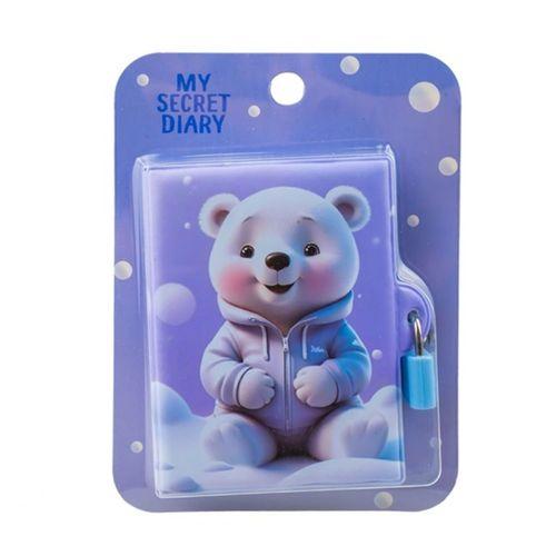 My Secret Sevimli Ayıcık Kilitli Defter 80 Sayfa A7 Karışık 8X11cm