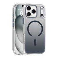 Apple iPhone 17 Pro Max Kılıf M-safe Şarj Özellikli Sararmaya Karşı Dayanıklı Mutural Icesense Serisi Kapak