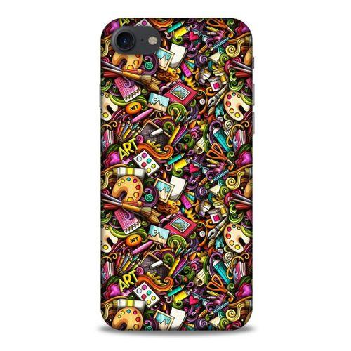 Graffitix (18) Desenli Silikon Kapak Apple Iphone 7 Kılıf