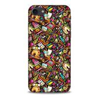 Graffitix (18) Desenli Silikon Kapak Apple Iphone 7 Kılıf