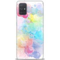 Samsung Galaxy A51 Kılıf HD Baskılı Kılıf - Renk Paleti + Tam Ekran Koruyucu