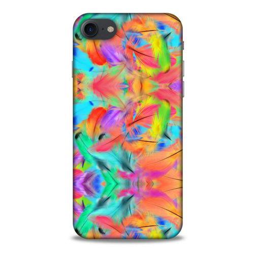 Apple Iphone 8 Kılıf Desenli Özel Seri Tüyler (32) Soft Silikon Kılıf