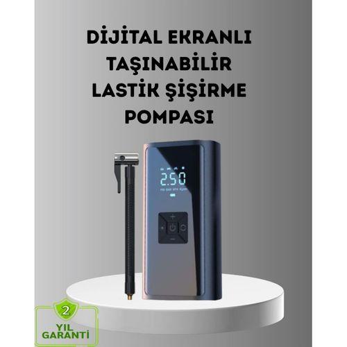 Dijital Ekranlı Kablosuz Hava Pompası Led Işıklı 12v 80w