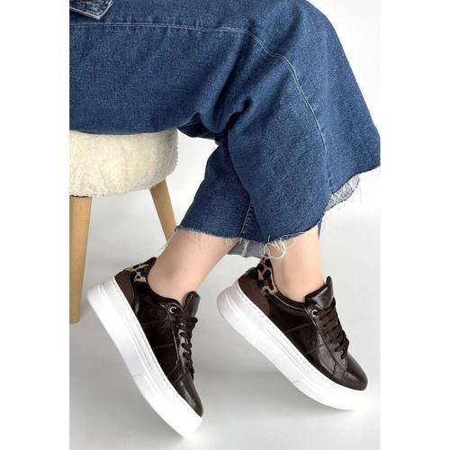 Jetan Kahverengi Rugan Bağcıklı Spor Ayakkabı