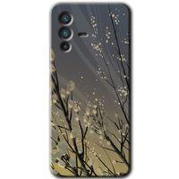 Vivo V23 5G Kılıf HD Desen Baskılı Arka Kapak - Branches Flowers
