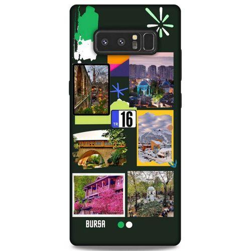 Lopard Samsung Galaxy Note 8 Uyumlu Kılıf Şehirli ※ (16) Bursa Kalın Kılıf