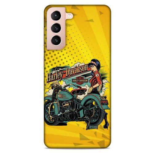 Samsung Galaxy S21 Uyumlu Kılıf Motorsiklet (44) Tough Armor Kılıf Harley