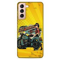 Samsung Galaxy S21 Uyumlu Kılıf Motorsiklet (44) Tough Armor Kılıf Harley