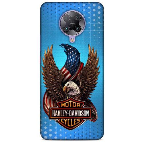 Xiaomi Redmi K30 Pro Uyumlu Kılıf Motorsiklet (38) Neo Hybrid Kılıf Harley Davidson