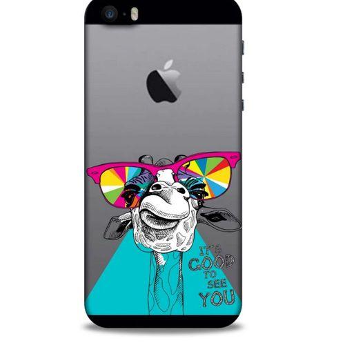 Zoologix (11) Apple Iphone 5 Şeffaf Kılıf Silikon Desenli