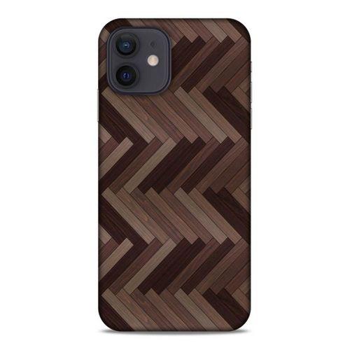 Lopard Apple iPhone 12 Uyumlu Kılıf Wood'X (33) Hybrid Kılıf Baskılı