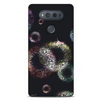 Y.Liva-2021 Özel Seri Siyah Soyut-148 LG K61 Kılıf Silikon Kapak