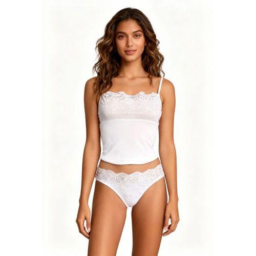 Berrak Brodeli İp Askılı Bikini Takım 2112