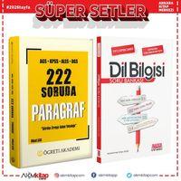 Öğreti Akademi 2026 Tüm Adaylar İçin 222 Soruda Paragrafın Şifresi ve AKM Dil Bilgisi Soru Bankası Seti 2 Kitap
