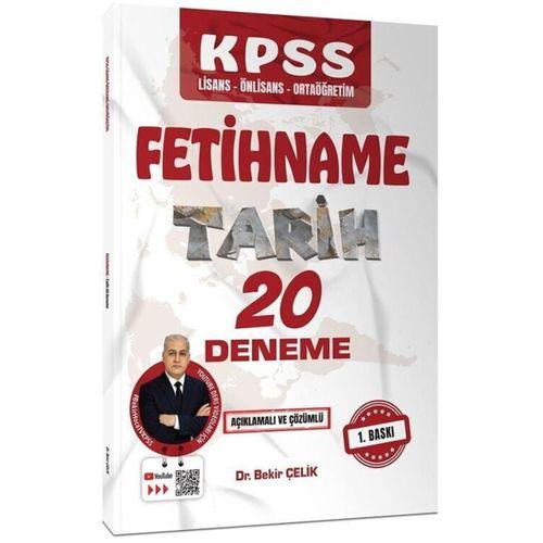 KPSS FETİHNAME Tarih 20 Deneme Sınavı Bekir Çelik