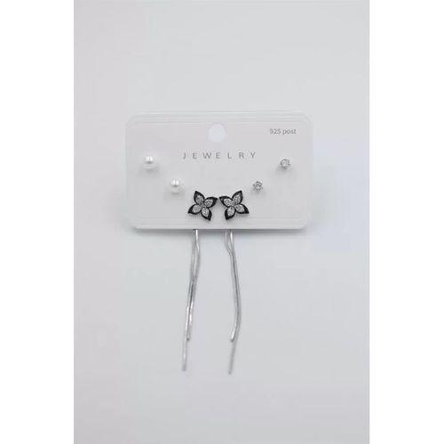 Çoklu Set Küpe - Gümüş