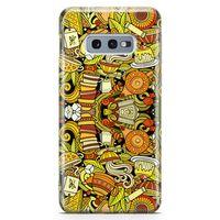 Samsung Galaxy S10e Kılıf Çay Çeşitleri Arka Kapak Koruma Desenli Full Koruyucu
