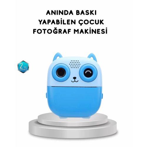 48mp Termal Baskılı Çocuk Dijital Kamera 1080p Video 2.4'' Ekran 6x Zoom