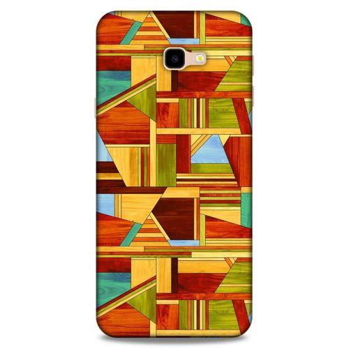 Lopard Samsung Galaxy J4 Plus Uyumlu Kılıf Wood'X (46) Core Armor Kılıf Desenli