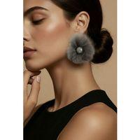 Monalisa Home İncili Peluş Figürlü Küpe