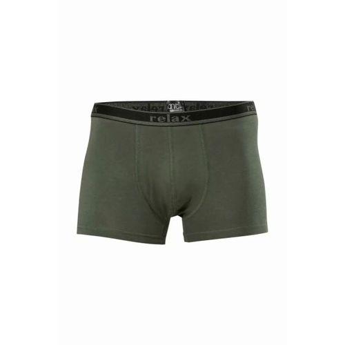 Relax Pamuklu Esnek Erkek Boxer Haki - 1268A