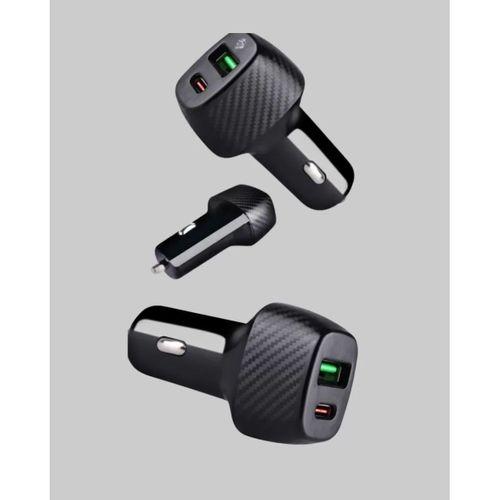 Araç Tipi Hızlı Şarj Adaptörü Type-c Pd Usb Çift Port Kompakt