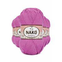 5 Adet Pırlanta Amigurumi El Örgü İpi Yünü Gül 1249