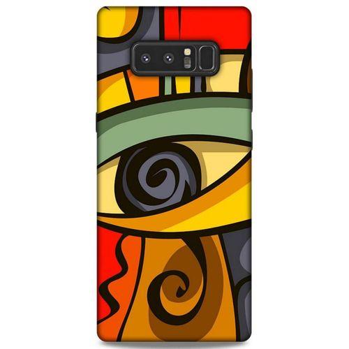 Lopard Samsung Galaxy Note 8 Uyumlu Kılıf Soyut Sanat (7) Baskılı Telefon Kılıfı