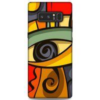 Lopard Samsung Galaxy Note 8 Uyumlu Kılıf Soyut Sanat (7) Baskılı Telefon Kılıfı