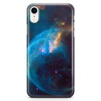 Apple iPhone XR Kılıf Nasa Galaxy Arka Kapak Koruma Desenli Full Koruyucu