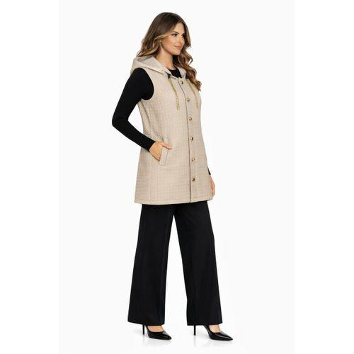 Kadın Kapüşonlu Kapitone Modelli Yelek BGL-ST05043