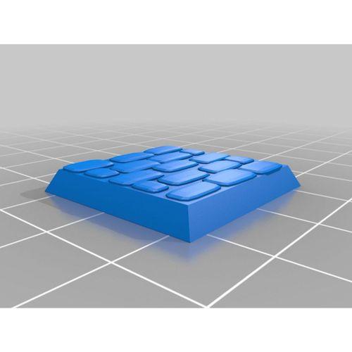 25mm Taş Desenli Kare Tabana (Bu ürün Sadece Plastik parçadır - Almadan Önce Soru Sorabilirsiniz)