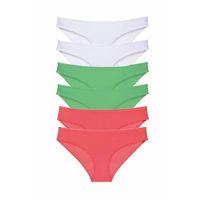 6 adet Süper Eko Set Likralı Kadın Slip Külot 552