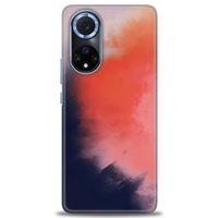 Huawei Nova 9 Kılıf HD Baskılı Kılıf - Sisli Turuncu + Tam Ekran Koruyucu