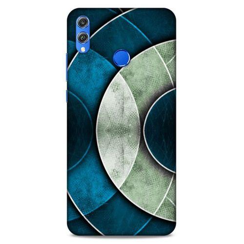 Lopard Huawei Honor 8x Uyumlu Kılıf Soyut Sanat (43) Baskılı Thin Fit Kılıf