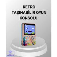 Mini Retro Oyun Konsolu 500 Oyunlu 3.0 İnç Ekran Ve Şarjlı Batarya