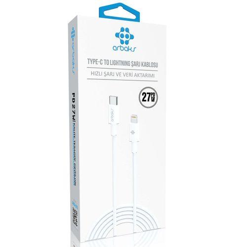 27W PD Lightning iphone Şarj Kablosu Arbaks ARB-076