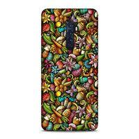 Oppo Reno 2 Kılıf Happy Doodle Arka Kapak Silikon Koruma Full Koruyucu