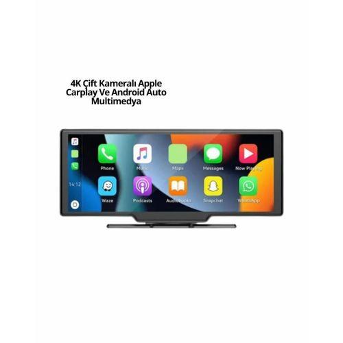 Honda Civic, Jazz, Hr-v, Cr-v, Nissan Qashqai, Micra, Juke,uyumlu Kablosuz Carplay & Android Auto Multimedya – Geri Görüş Kameralı