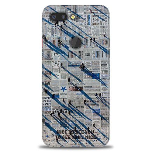 General Mobile GM 9 Pro Kılıf HD Baskılı Kılıf - Gazete + Tam Ekran Koruyucu