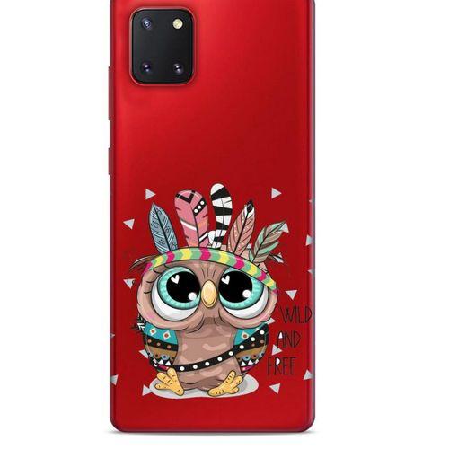 Zoologix (47) Samsung Galaxy Note 20 Şeffaf Kılıf Silikon Desenli