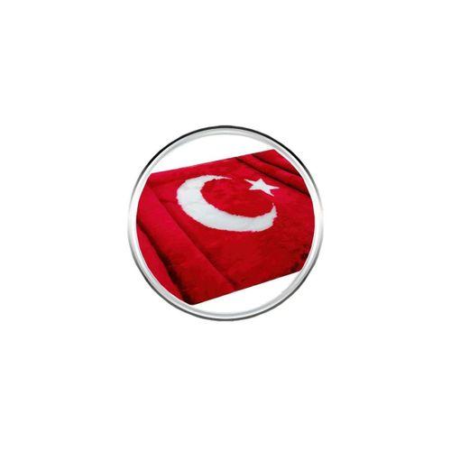 Oto Torpido Üstü Peluş Örtü Türk Bayrağı Desenli Tasarım