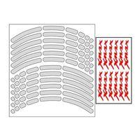 YAMAHA Yamaha Reflektör Beyaz I Xmax Uyumlu 1 Set Jant Şeridi