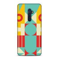 Oppo Reno 2 Uyumlu Kılıf Insomnia (24) Darbe Emici Kılıf Bej Sarı