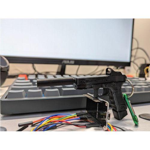 G19 RedDot Suppressor Anahtarlık Parçaları 3D Baskı (Bu ürün Sadece Plastik parçadır - Almadan Önce Soru Sorabilirsiniz)